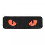 Nášivka M-Tac Cat Eyes Laser Cut GID - čierna-červená