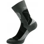 Ponožky unisex termo Voxx Treking - tmavo sivé-čierne