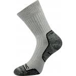 Ponožky unisex termo Voxx Zenith L + P - světle šedé-tmavě šedé