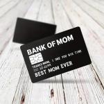 Vtipná platobná karta Bank of Mom - čierna