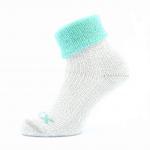 Ponožky dámské termo Voxx Quanta - šedé-světle zelené