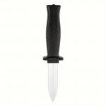 Nôž plastový detský so zasúvacím ostrím 18 cm - čierna