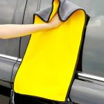 Sušiaci uterák do auta Bist Car - žltý-sivý