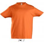 Detské tričko krátky rukáv Sols - oranžové