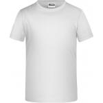 Dětské tričko krátký rukáv James & Nicholson - bílé