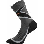 Ponožky unisex športové trekingové Voxx Inpulse - tmavo sivé-čierne