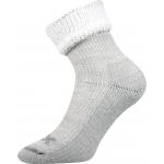 Ponožky dámske termo Voxx Quanta - sivé-biele