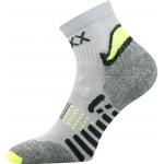 Ponožky unisex športové Voxx Integra - sivé-žlté