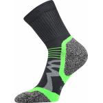 Ponožky funkčné unisex Voxx Simplex - tmavo sivé-zelené