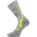 Ponožky unisex termo Voxx Dualix - šedé-žluté