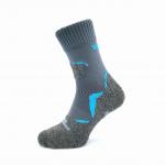 Ponožky unisex termo Voxx Dualix - tmavo sivé-modré