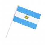 Vlajka Argentína 14 x 21 cm na plastovej tyčke