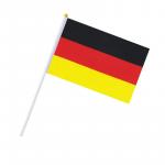 Vlajka Německo 14 x 21 cm na plastové tyčce