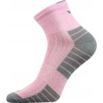 Ponožky bambusové unisex Voxx Belkin - svetlo ružové-sivé