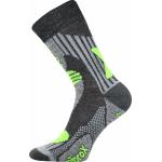 Ponožky unisex termo Voxx Vision - tmavo sivé-zelené