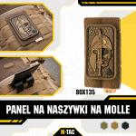 Panel na nášivky pro Molle vazbu M-Tac Morale Patches 8x13,5 - coyote