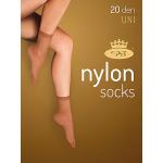 Ponožky dámské silonkové Lady B NYLON socks 20 DEN 2 páry - tmavě hnědé
