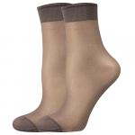 Ponožky dámske silonkové Lady B NYLON socks 20 DEN 2 páry - antracitové