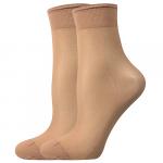 Ponožky dámske silonkové Lady B NYLON socks 20 DEN 5 párov - béžové