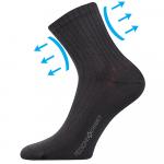 Ponožky zdravotné Lonka Demedik - tmavo sivé