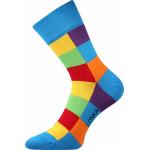 Ponožky pánské Lonka Decube 3 páry (modré, červené, zelené)