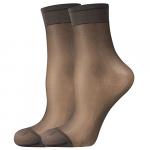 Ponožky dámské silonkové Lady B LADY socks 17 DEN 2 páry - antracitové