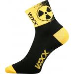 Ponožky športové unisex Voxx Ralf X Radiácie - čierne-žlté