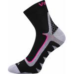 Ponožky sportovní unisex Voxx Kryptox - černé-růžové