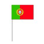 Vlajka Portugalsko 14 x 21 cm na plastové tyčce