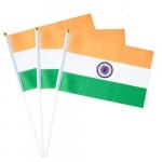 Vlajka Indie 14 x 21 cm na plastové tyčce