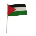 Vlajka Spojené arabské emiráty 14 x 21 cm na plastové tyčce