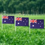 Vlajka Austrálie 14 x 21 cm na plastové tyčce