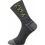 Ponožky unisex froté Voxx Hawk - šedé-žluté