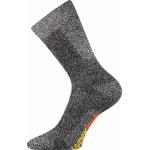 Ponožky unisex klasické Boma Pracan - tmavo sivé