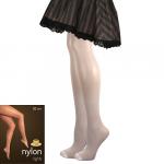 Punčochové kalhoty Lady B NYLON tights 20 DEN - bílé
