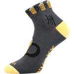 Ponožky pánske Voxx Piff Pivo 3 páry (tmavo šedé, čierne, šedé)