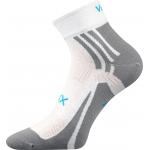 Ponožky unisex športové Voxx Abra - biele-sivé