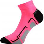 Ponožky unisex športové Voxx Flash - ružové svietiace
