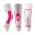 Návlek kompresní Voxx Protect koleno - bílý-růžový