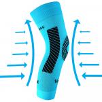 Návlek kompresný Voxx Protect koleno - modrý svietiaci