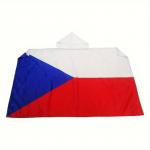 Vlajka s kapucňou Česká republika 90x150 cm