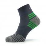 Ponožky unisex športové Voxx Sigma B - tmavo sivé-zelené