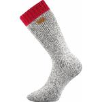 Ponožky unisex termo Voxx Haumea - šedé-růžové