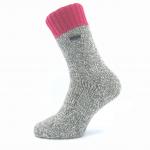Ponožky unisex termo Voxx Haumea - sivé-ružové