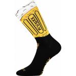 Ponožky pánské Voxx PiVoXX Pivo 3 páry (světle šedé, tmavě šedé, černé-žluté)