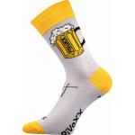 Ponožky pánske Voxx PiVoXX Pivo 3 páry (svetlo šedé, tmavo šedé, čierne-žlté)