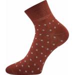 Ponožky dámské klasické Boma Jana 43 3 páry (hnědé, tmavě hnědé, žluté)