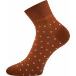 Ponožky dámske klasické Boma Jana 43 3 páry (hnedé, tmavo hnedé, žlté)