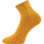 Ponožky dámské klasické Boma Jana 43 3 páry (hnědé, tmavě hnědé, žluté)