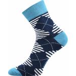 Ponožky dámske klasické Boma Ivana 45 3 páry (modré, fialové, ružové)